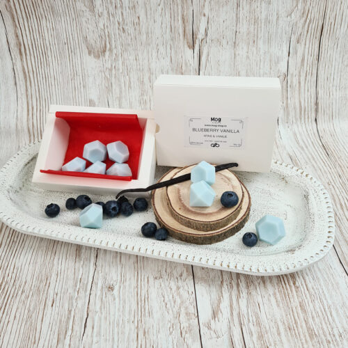 Wax melt din ceara de soia, Blueberry vanilla – Afine si Vanilie, forma Diamonds 50gr