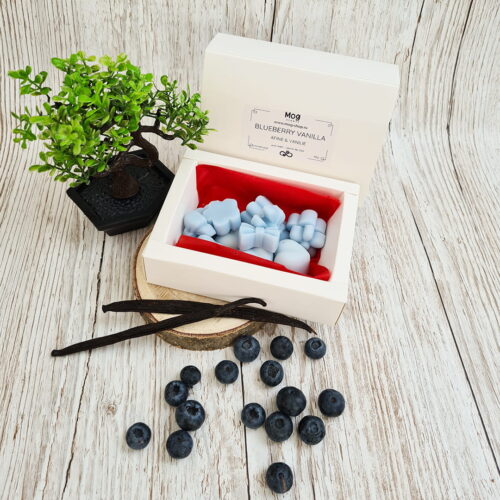 Wax melt din ceara de soia, Blueberry vanilla – Afine si Vanilie, forma mixt 50gr