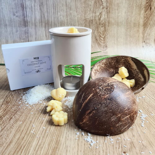 Wax melt din ceara de soia, Coconut love – Cocos, forma mixt 50gr