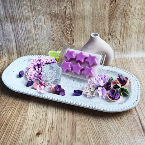 Wax melt din ceara de soia, Spring smell – Zambila, forma Stars 70gr