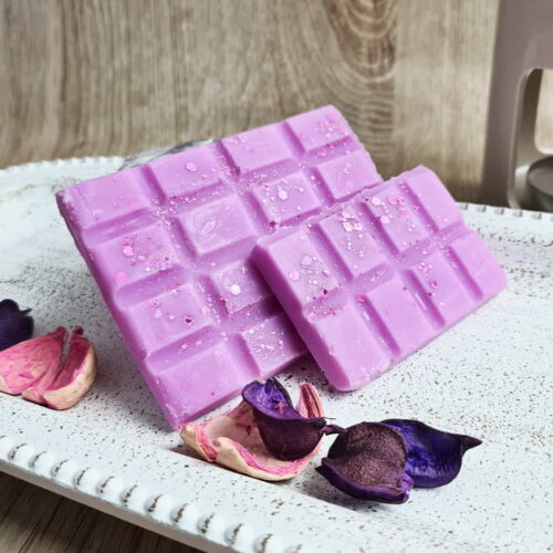Wax melt din ceara de soia, Spring smell – Zambilă, forma tableta tip ciocolata 80gr