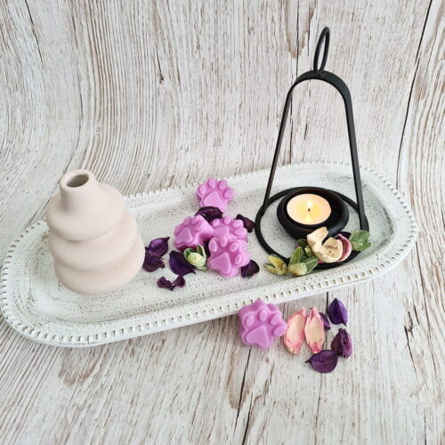 Wax melt din ceara de soia, Spring smell – Zambilă, forma Paws 100gr